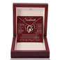 TO MY BEAUTIFUL SOULMATE FOREVER LOVE HEART NECKLACE