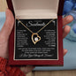 TO MY BEAUTIFUL SOULMATE FOREVER LOVE HEART NECKLACE