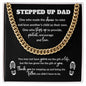 STEPPED UP DAD CHAIN LINK NECKLACE - FATHER'S DAY