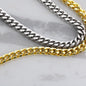 STEPPED UP DAD CHAIN LINK NECKLACE - FATHER'S DAY