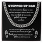 STEPPED UP DAD CHAIN LINK NECKLACE - FATHER'S DAY