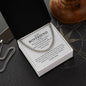 TO MY BOYFRIEND CUBAN LINK CHAIN NECKLACE ANNIVERSARY VALENTINE'S DAY