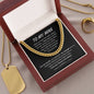 TO MY MAN CUBAN LINK CHAIN
