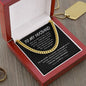 TO MY HUSBAND CUBAN LINK CHAIN