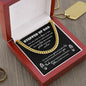 STEPPED UP DAD CHAIN LINK NECKLACE - FATHER'S DAY