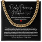 PInky Promise Necklace - Cuban Link Chain