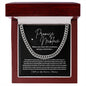 Promise Necklace - Cuban Link Chain