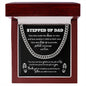 STEPPED UP DAD CHAIN LINK NECKLACE - FATHER'S DAY