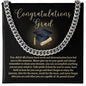 Graduation Cuban Link Chain