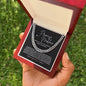 Promise Necklace - Cuban Link Chain