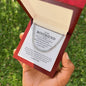 TO MY BOYFRIEND CUBAN LINK CHAIN NECKLACE ANNIVERSARY VALENTINE'S DAY