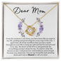 DEAR MOM LOVE KNOT NECKLACE