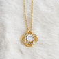 DEAR MOM LOVE KNOT NECKLACE