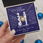 TO MY MOM FROM SON LOVE KNOT NECKLACE