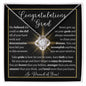 Graduation Love Knot Necklace