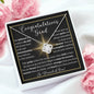 Graduation Love Knot Necklace