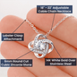 Graduation Love Knot Necklace