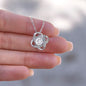 Graduation Love Knot Necklace