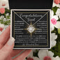 Graduation Love Knot Necklace