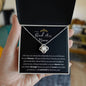 TO MY BAD ASS NIECE LOVE KNOT NECKLACE PRINCESS CROWN TIARA