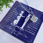 TO MY MOM FROM SON LOVE KNOT NECKLACE