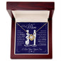 TO MY MOM FROM SON LOVE KNOT NECKLACE
