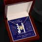 TO MY MOM FROM SON LOVE KNOT NECKLACE