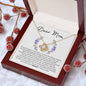 DEAR MOM LOVE KNOT NECKLACE