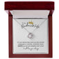 TO MY BADASS WIFE QUEEN ANNIVERSARY LOVEKNOT NECKLACE