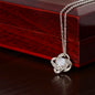 DEAR MOM LOVE KNOT NECKLACE