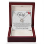 TO MY AMAZING WIFE LOVE KNOT NECKLACE