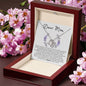 DEAR MOM LOVE KNOT NECKLACE
