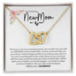 NEW MOM EST 2024 INTERLOCKING HEARTS NECKLACE