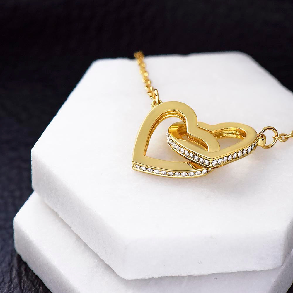 TO MY UNBIOLOGICAL MOM INTERLOCKING HEARTS