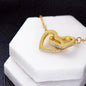 NEW MOM EST 2024 INTERLOCKING HEARTS NECKLACE