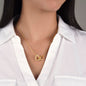 TO MY BAD ASS DAUGHTER INTERLOCKING HEARTS NECKLACE