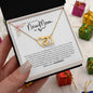 NEW MOM EST 2024 INTERLOCKING HEARTS NECKLACE