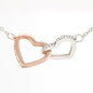 TO MY BEAUTIFUL GRANDMA INTERLOCKING HEARTS