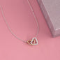 NEW MOM EST 2024 INTERLOCKING HEARTS NECKLACE