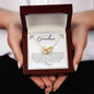 TO MY BEAUTIFUL GRANDMA INTERLOCKING HEARTS