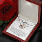 NEW MOM EST 2024 INTERLOCKING HEARTS NECKLACE