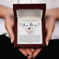 TO AN AMAZING NEW MOM MOTHER EST 2024 INTERLOCKING HEARTS NECKLACE