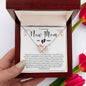 TO AN AMAZING NEW MOM MOTHER EST 2024 INTERLOCKING HEARTS NECKLACE