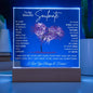 TO MY SOULMATE LED NIGHT LIGHT UP LAMP ACRYLIC PLAQUE