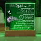 TO MY AMAZING MOTHER KEEPSAKE LED NIGHT LIGHT UP LAMP ACRYLIC PLAQUE GIFT