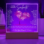 TO MY SOULMATE LED NIGHT LIGHT UP LAMP ACRYLIC PLAQUE