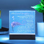 TO MY BEAUTIFUL GRAND DAUGHTER KEEPSAKE LED NIGHT LIGHT UP LAMP ACRYLIC PLAQUE