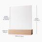 NEVER UNDERESTIMATE THE DIFFERENCE YOU MAKE ACRYLIC PLAQUE LOGO BUSINESS NAME