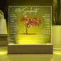 TO MY SOULMATE LED NIGHT LIGHT UP LAMP ACRYLIC PLAQUE