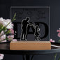 DAD GIFT LED NIGHT LIGHT UP LAMP ACRYLIC PLAQUE A DAUGHTER'S FIRST LOVE FIRST HERO